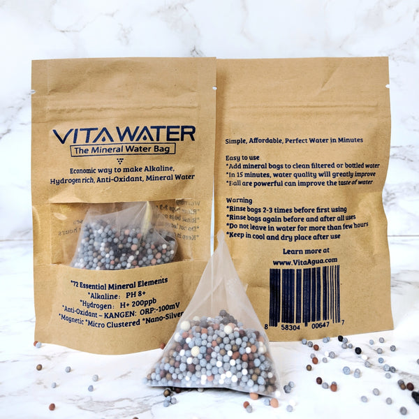 VitaWater ミネラル アルカリ性低 ORP 磁気水素水ボール バッグ