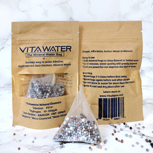 VitaWater Hot / Cold Borosilicat VITA-MINERAL GLAS INFUSER FLASCHE