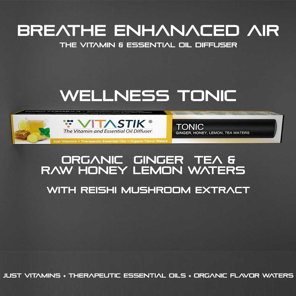Vita Stick Wellness Tonic | Ginger Honey Lemon Vitamin Inhaler - VitaStik